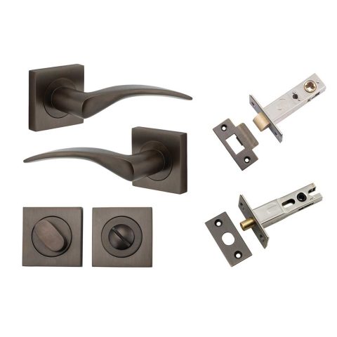 Iver Oxford Square Door Handle Lever Kit