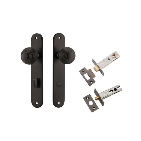 Iver Guildford Oval Door Handle Knob Kit