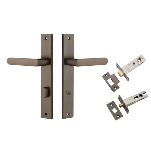 Iver Osaka Rectangular Door Handle Lever Kit