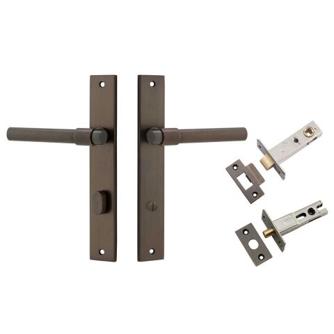 Iver Helsinki Rectangular Door Handle Lever Kit