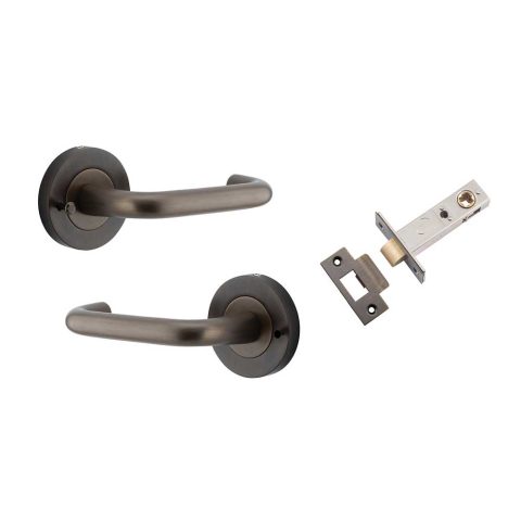 Iver Oslo Round Door Handle Lever Kit