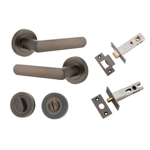 Iver Osaka Round Door Handle Lever Kit