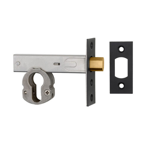 Iver Euro Mortice Deadbolt Only Matte Black