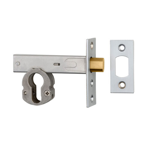 Iver Euro Mortice Deadbolt Only Brushed Chrome