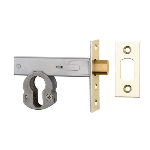 Iver Euro Mortice Deadbolt Only Polished Brass