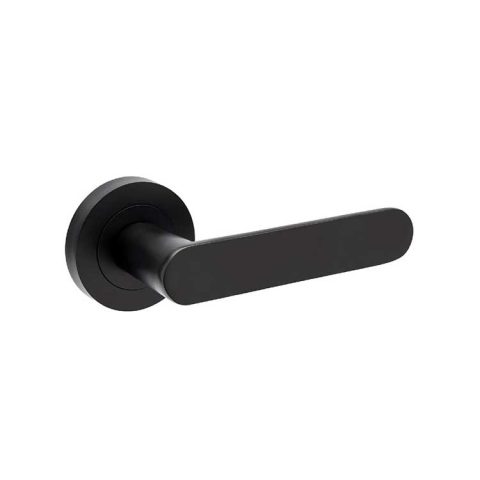 Zanda Duke Round Lever Only Matte Black
