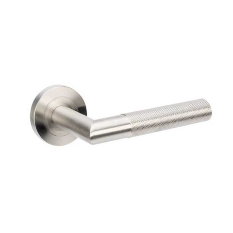 Zanda Wyatt Round Door Handle Lever Only Satin Stainless Steel