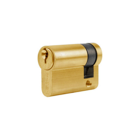 Zanda 30mm Euro Half Cylinder Key Satin Brass