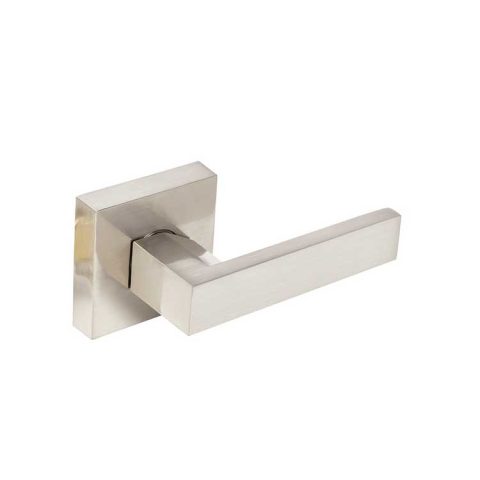 Zanda Trident Square Dummy Lever Set Brushed Nickel