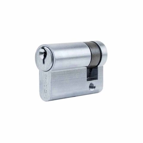 Zanda 35mm Euro Half Cylinder Key Satin Chrome