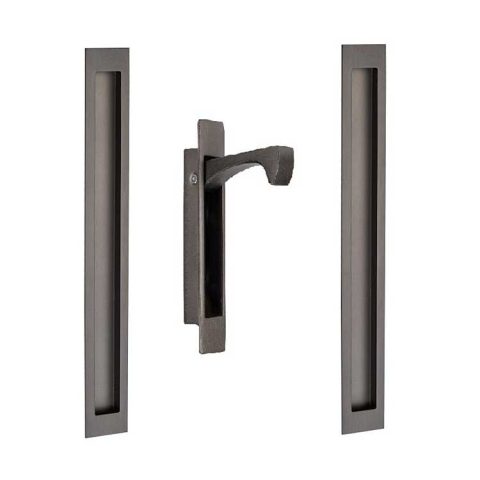 Zanda Verve 300mm Sliding Door Pull Kit Graphite Nickel