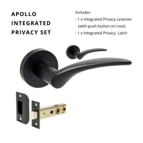 Zanda Apollo Round Integrated Privacy Set Matte Black