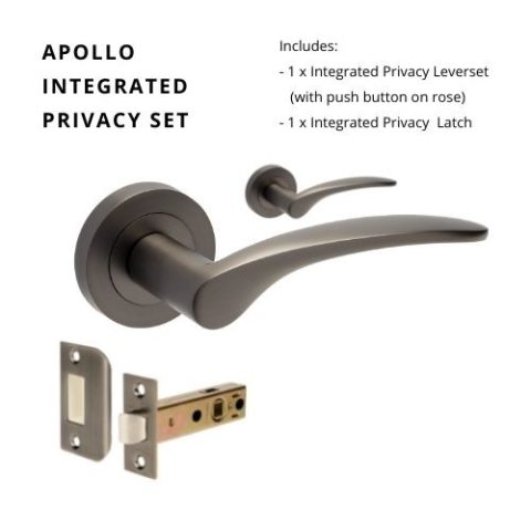 Zanda Apollo Round Integrated Privacy Set Graphite Nickel