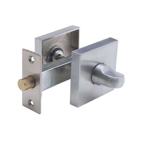 Zanda 55mm Square Privacy Turn Kit Brushed Nickel